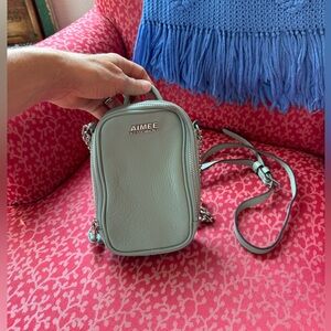 Aimee Kestenberg Phone Crossbody,  Green Leather